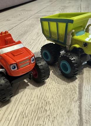 Набір іграшкових машинок fisher-price blaze and the monster machines блиск та зег