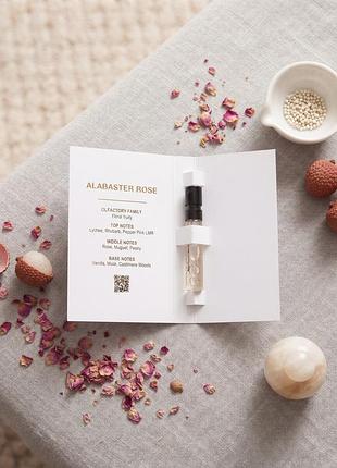 Парфумована вода (пробник) khayali perfumes alabaster rose, жіноча, об'єм 2 мл