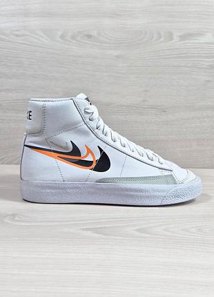 Высокие белые кроссовки nike blazer mid next nature оригинал, размер 36