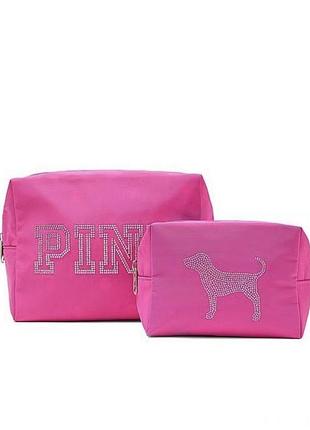 Набір косметичок victoria’s secret pink оригінал