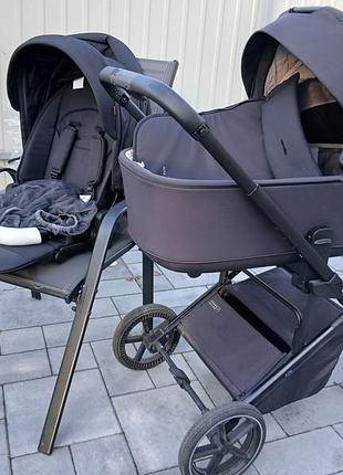 Універсальна коляска carrello alpha 2 в 1 чорна