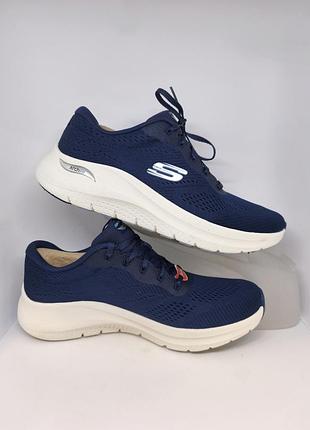 Кроссовки женские skechers arch fit 2.0 - big league (150051 nvy) оригинал, новые, в коробке.