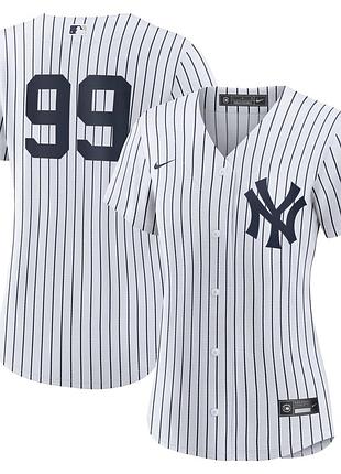 Бейсбольная игровая джерси new york yankees aaron judge nike white home player jersey size s