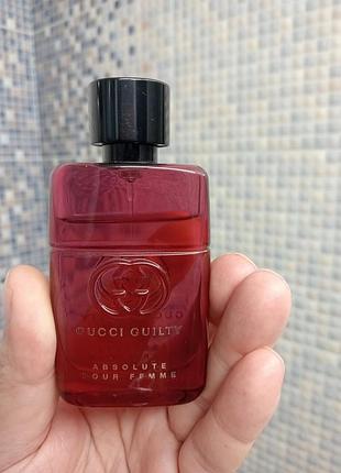 Б/в оригинал gucci guilty absolute, 30 мл.
