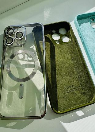Чохли для apple iphone 15 pro max, набір 3 шт 2