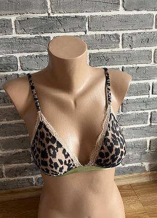 Бралетт love stories love lace leopard print розмір 1/ xs/s