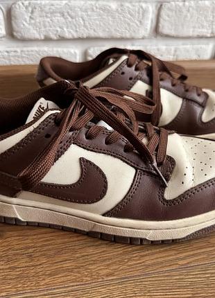 Кросівки nike dunk low cacao wow 38,5 розмір