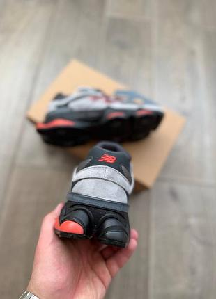 New balance 9060 grey black red 4