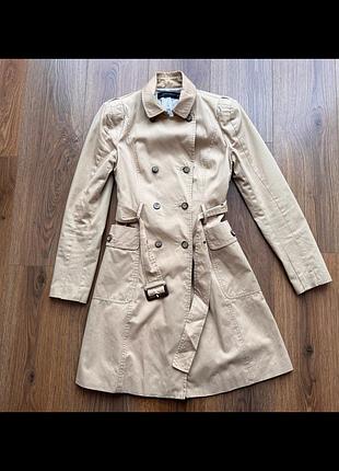 Тренч жіночий zara бежевий розмір xs