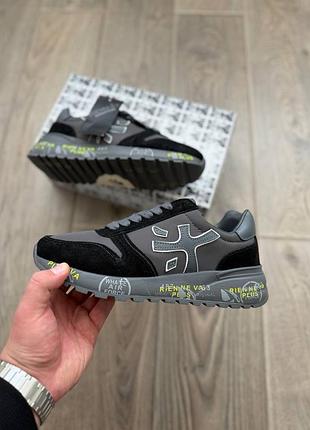Premiata mick black & dark grey