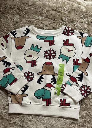 Утеплениц новорічний світшот primark