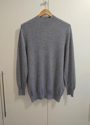 Гольф austin reed шерсть 100% серая водолазка massimo dutti gant tommy hilfiger
