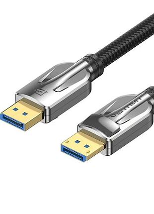 Кабель vention displayport v2.1 3 м black (hgabi)