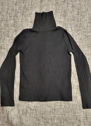 Водолазка унісекс zara чорна 9-10 років