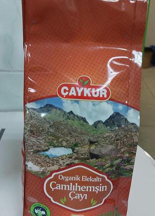 Чай чорний турецький chaykur organik elekaltı chamlıhemshin chayı,80гр