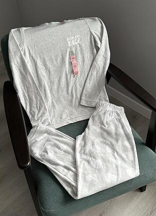 Жіноча піжама primark, комплект теплої флісової піжами новий