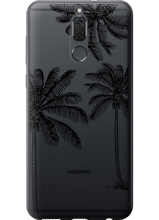 Чехол на huawei mate 10 lite пальмы1 из пластика fch_0173611