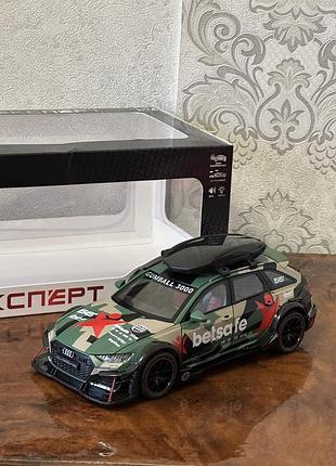 Металева машинка audi rs6 betsafe 1:24 зі звуком та світлом
