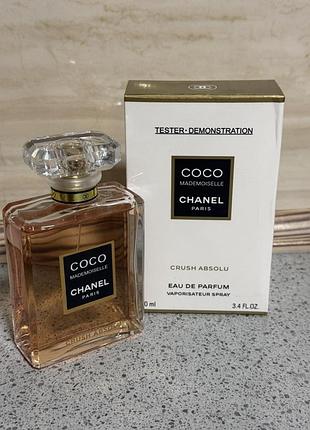 Жіночий тестер новинка chanel coco mademoiselle crush absolu  100 мл коко мадмуазель краш абсолют