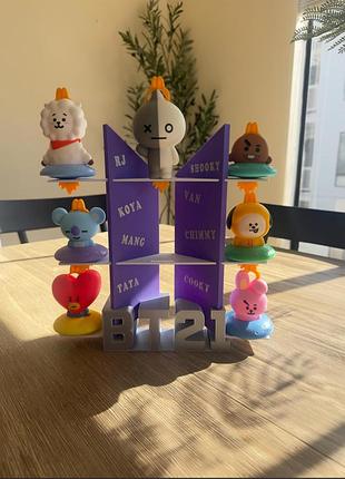 Підставка для фігурок bt21 mcdonalds, підставка для фігурок bt21 mcdonald’s | стенд для колекції bts
