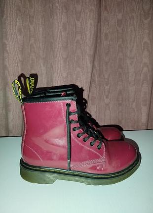 Черевики dr. martens бордові, розмір 33