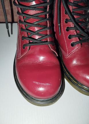 Черевики dr. martens бордові, розмір 33 4