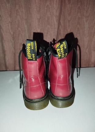 Черевики dr. martens бордові, розмір 33 6