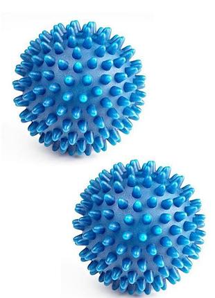 Шарики для стирки пуховиков и белья dryer balls, резиновые мячики против сбивания пуха, 2 шт.