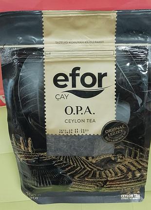 Чай черный крупнолистовой efor chay o.p.a. ceylon tea,400гр