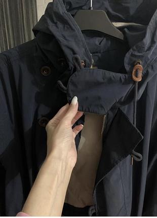 Чоловіча синя парка timberland 8