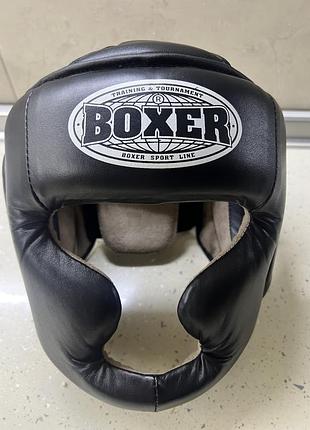 Шолом boxer sport line відкритий чорний розмір м
