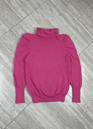 Blumarine italy pink turtleneck pullover sweater size l кофта світер гольф