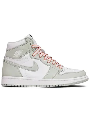 Демісезонні шкіряні високі кросівки хайтопи jordan 1 retro high og seafoam 33,5 р. устілка 21,5 см.