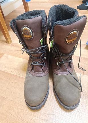 Черевики timberland зимові шкіряні з хутром, розмір 43 (27 см)