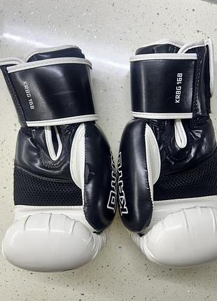 Боксерські рукавиці kayo fighting pro krbg 168 10 oz біло-чорні