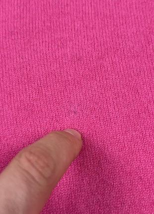 Blumarine italy pink turtleneck pullover sweater size l кофта світер гольф 9
