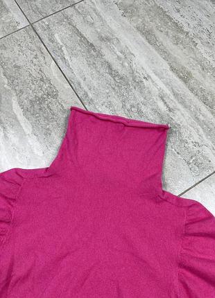 Blumarine italy pink turtleneck pullover sweater size l кофта світер гольф 5