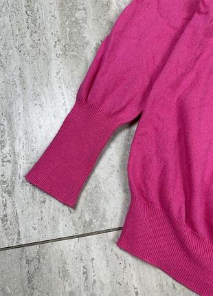 Blumarine italy pink turtleneck pullover sweater size l кофта світер гольф 4