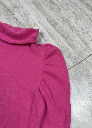 Blumarine italy pink turtleneck pullover sweater size l кофта світер гольф 2
