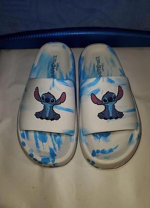 Шлепанцы disney blue ocean stetch оригинал женские детские летние пляжные 36