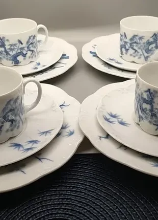 Чайный набор класса люкс от легендарной немецкой мануфактуры rosenthal из престижной линейки classic rose collection.