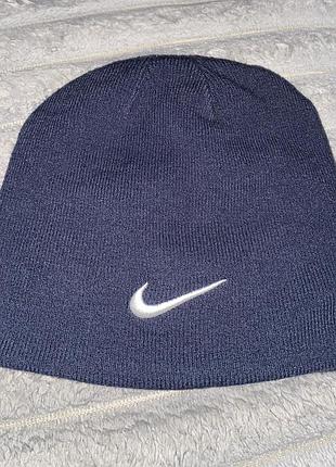 Шапка біні nike синя