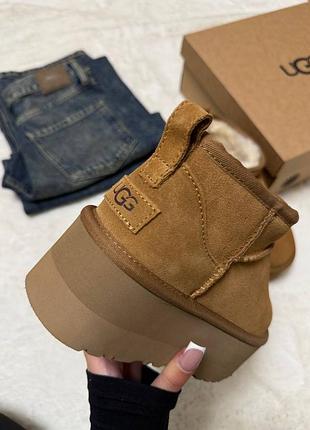 Ugg ultra mini platform chestnut