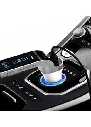 Fm-трансмітер car g7 з bluetooth та usb-зарядкою