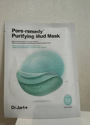 ❤️глиняна маска для обличчя dr.jart+ pore·remedy purifying mud mask, оригінал