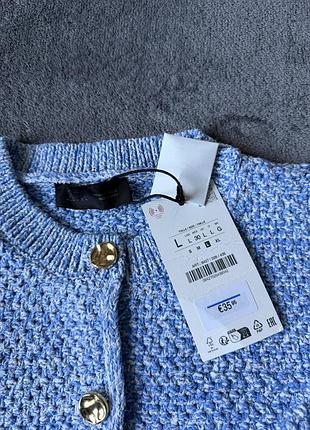 В'язаний кардиган zara 4