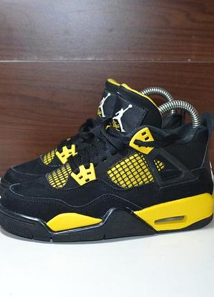 Nike air jordan thunder gs retro 35.5р кроссовки кожаные оригинал 408452-017