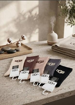 Шкарпетки ugg кашемірові з логотипом