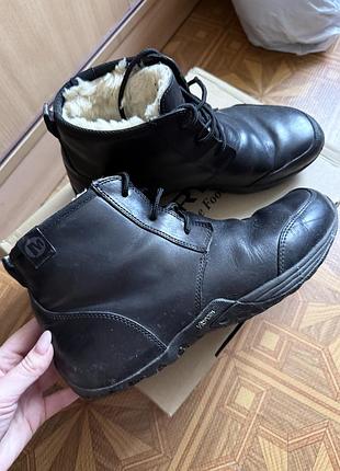 Черевики чоловічі merrell зимові шкіряні з хутром чорні 42 розмір