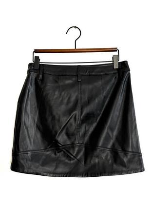 Черная кожаная мини юбка allsaints 2
